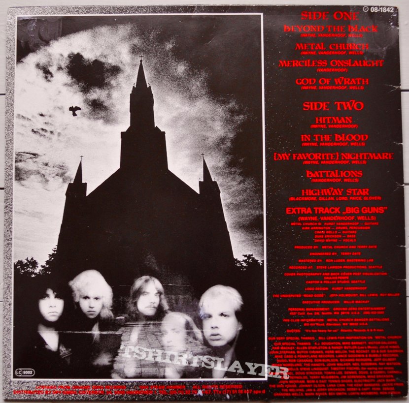 METAL CHURCH Metal Church Original Vinyl