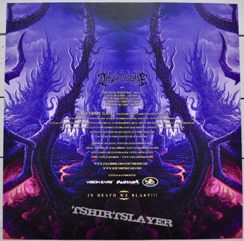 Dawn Of Disease – Ascension Gate Gold Vinyl Dawn Of Disease – Ascension Gate Gold Vinyl