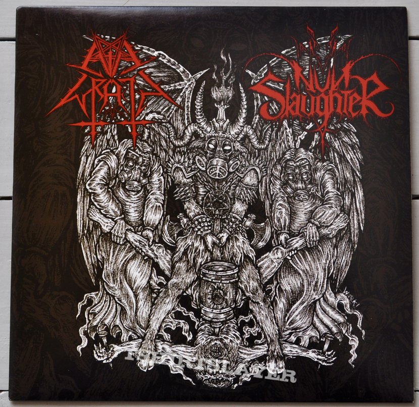 NunSlaughter / Evil Wrath ‎– The Hammer Of Satan 7&quot; Split Single