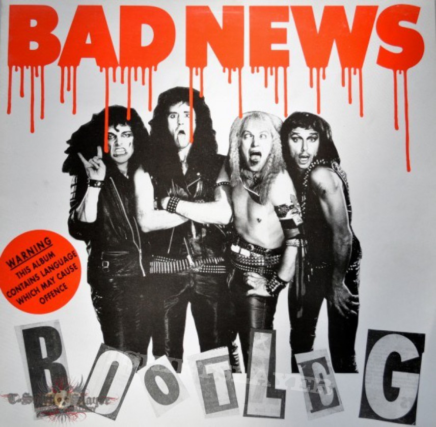Bad News Bootleg Original Vinyl | TShirtSlayer TShirt and BattleJacket ...