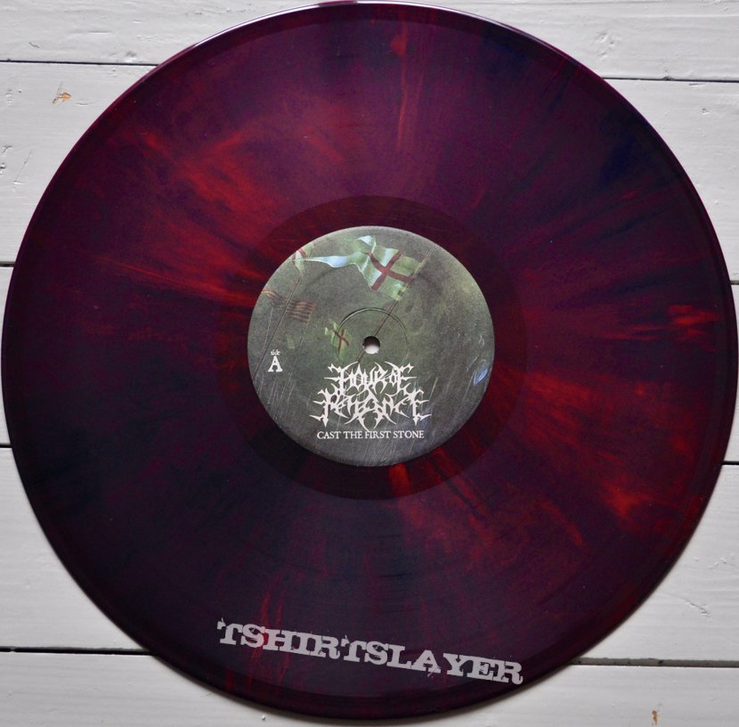 Hour Of Penance ‎– Cast The First Stone Red/Black Splatter Coloured Vinyl