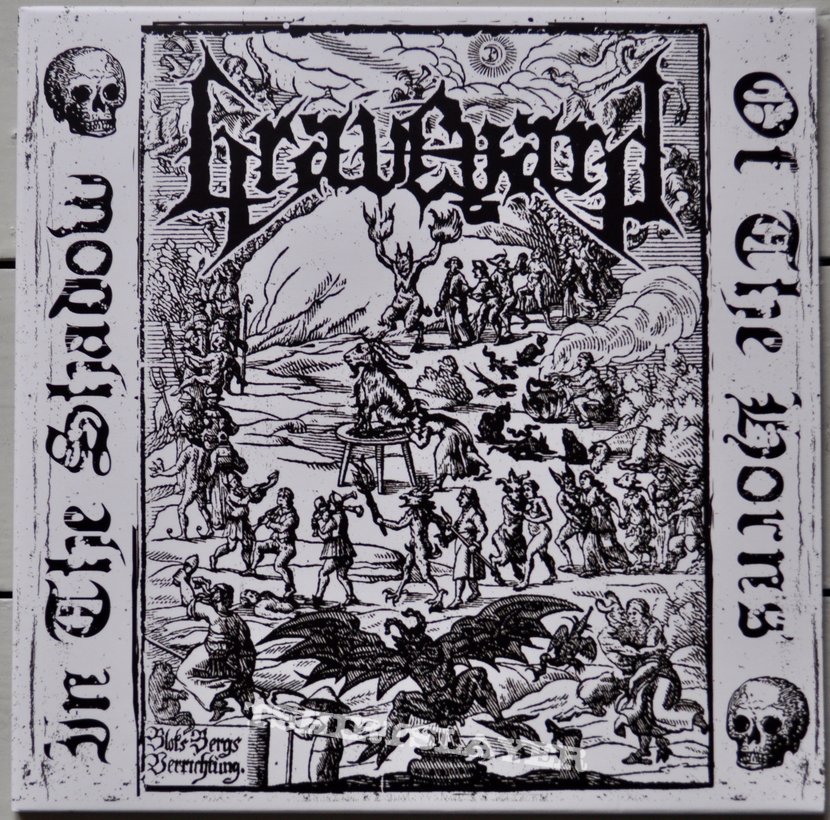 Graveyard/Crucifyre ‎– In The Shadow Of The Horns / Funerals 7&quot; Split Vinyl