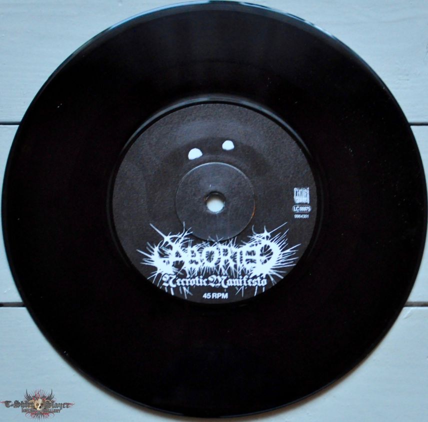 ABORTED Scriptures Of The Dead 7&quot; Original Vinyl