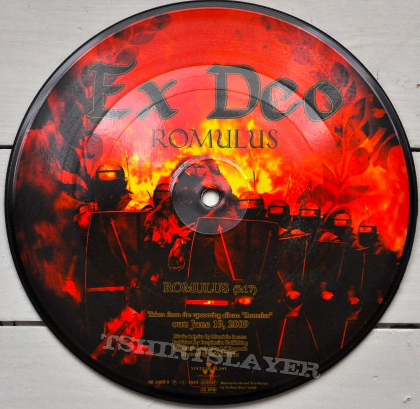 Other Collectable - EX DEO / SWASHBUCKLE Romulus / Cruise Ship Terror Split 7&quot; Picture Disc Original Vinyl Single 500 Copies