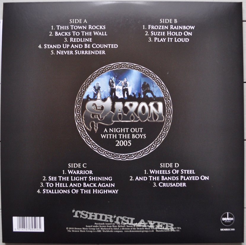 Saxon ‎– The Vinyl Hoard Gold Coloured Vinyl Box
