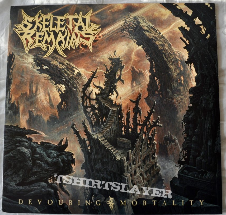 Skeletal Remains ‎– Devouring Mortality Yellow Transparent Vinyl