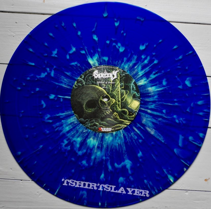 SORCERY Garden Of Bones Blue with Yellow Splatter Coloured Vinyl