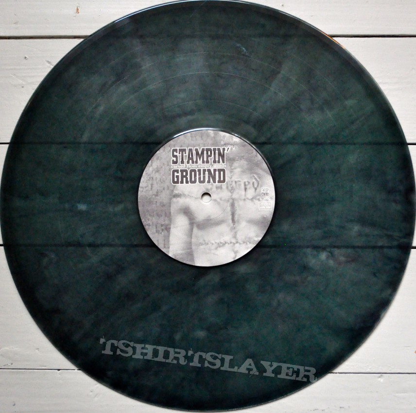 Stampin Ground STAMPIN` GROUND Carved From Empty Words Original Green Splatter Vinyl