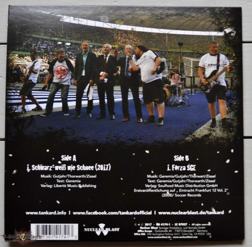 Tankard ‎– Schwarz-Weiß Wie Schnee (Eagles &amp; Tankards) 7&quot; Vinyl