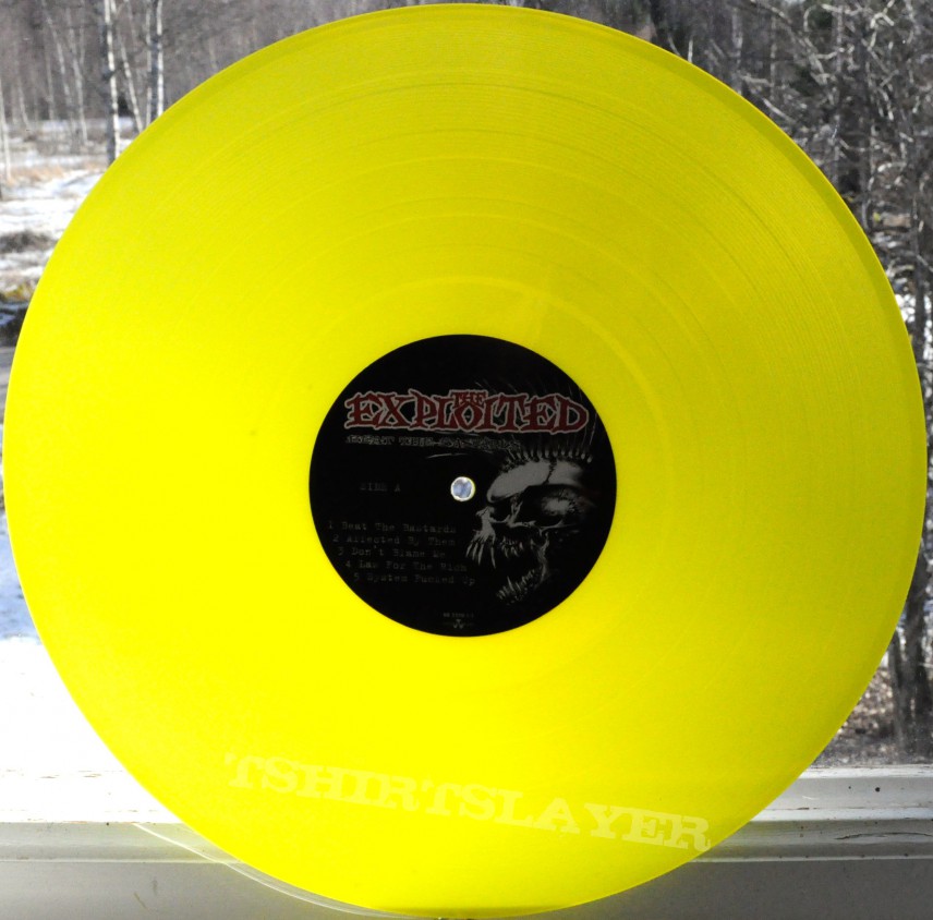 THE EXPLOITED Beat The Bastards Original Yellow Vinyl