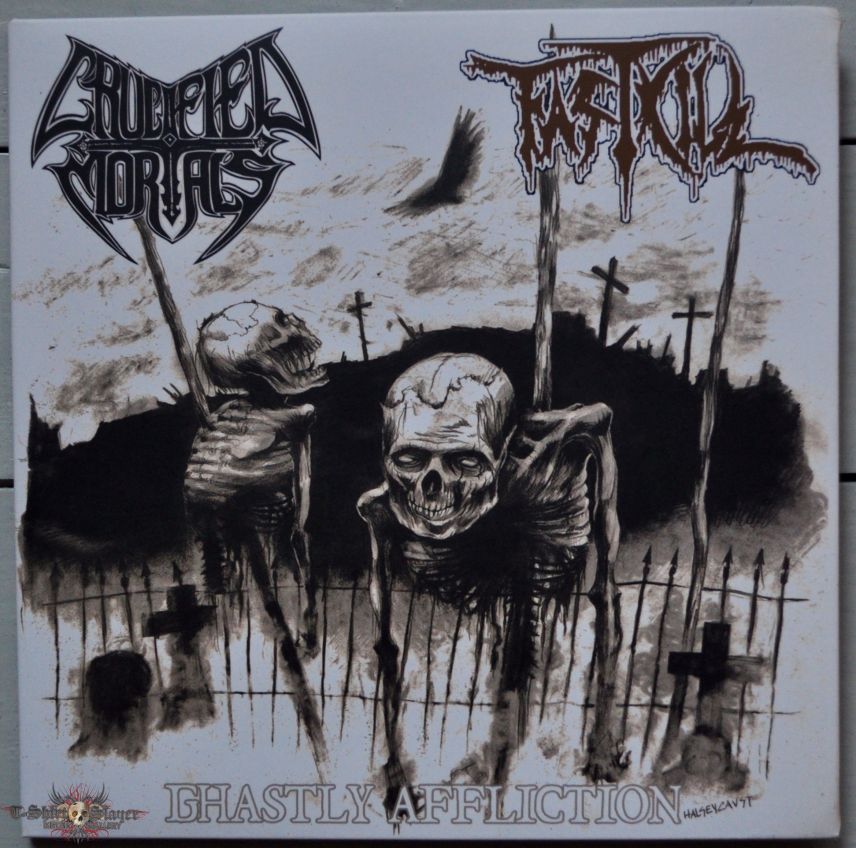 Crucified Mortals / Fastkill Ghastly Affliction 7&quot; Original Vinyl