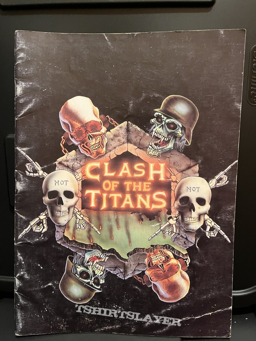 Slayer Clash of the Titans tour program 1991