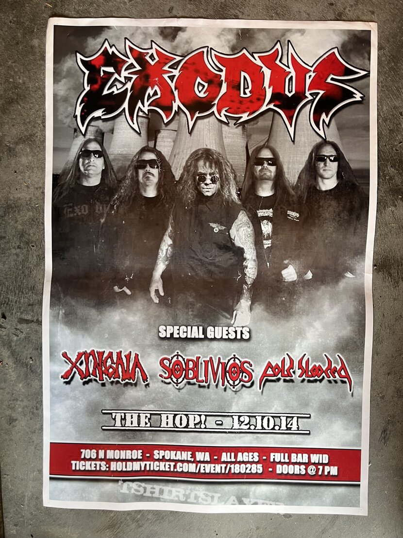 Exodus tour poster 2014