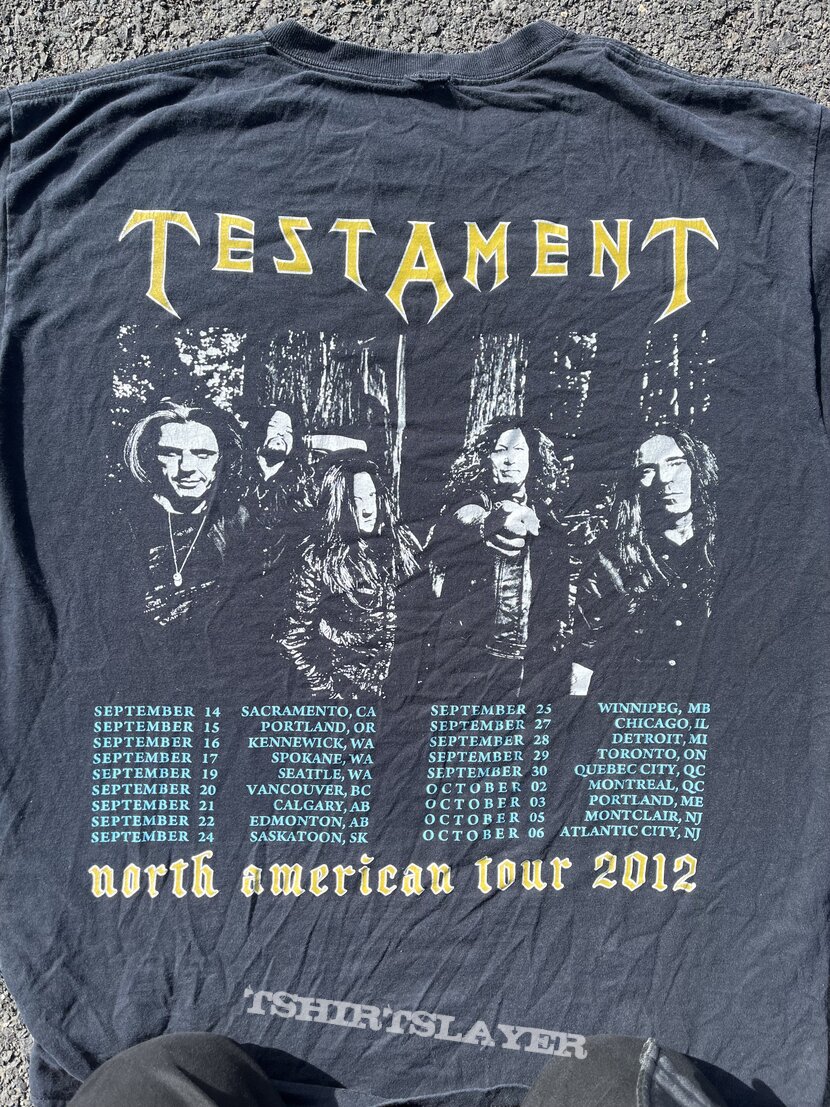 Testament shirt 2012