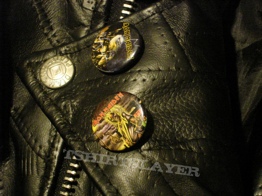 Battle Jacket - DeathMetalCraze Leather Biker Jacket &amp; Pins