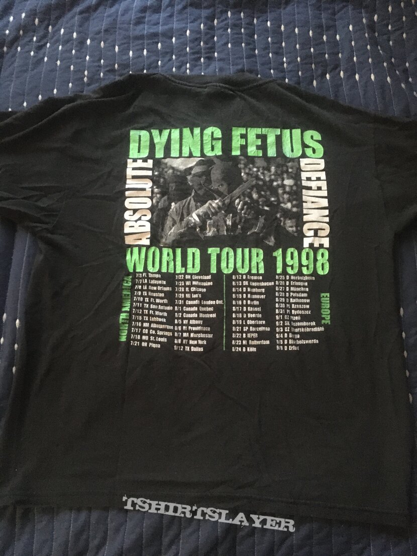 Dying Fetus - Absolute Defiance tour 1998