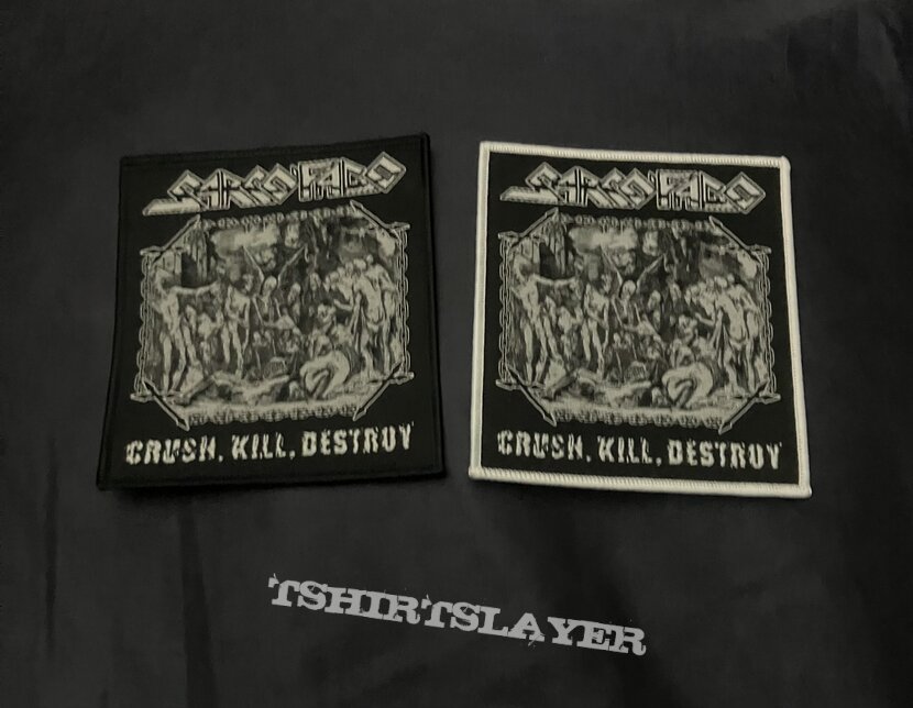 Sarcofago - Crush Kill Destroy patch Sarcofago - Crush Kill Destroy patch