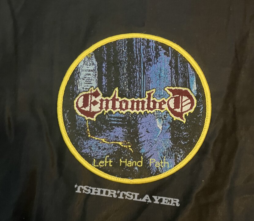 Entombed - Left Hand Path circle patch 