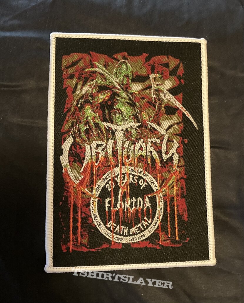 Obituary - 20 years of Florida death metal patch 
