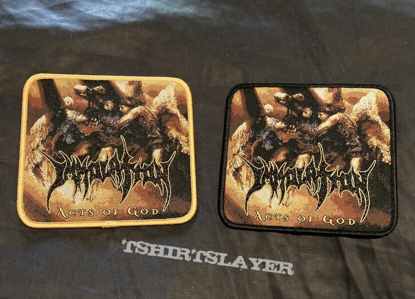 Immolation - Acts of God patch 