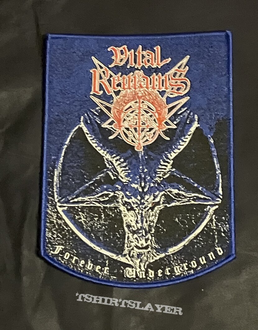 Vital Remains - Forever Underground patch 