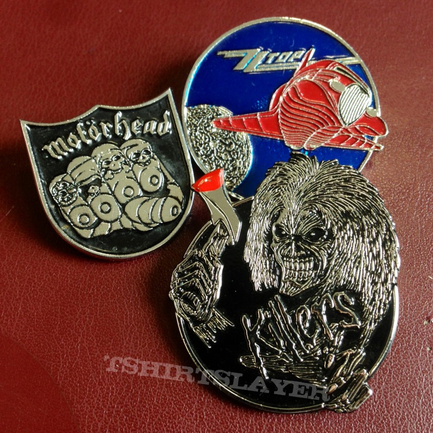 Iron Maiden Some New Zealand vintage official pins