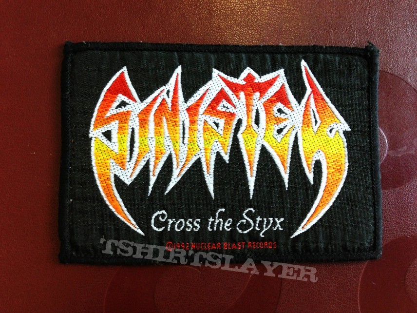 Sinister - Cross the Styx official woven patch