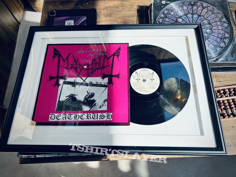 Mayhem - Deathcrush posercorpse 1st press vinyl | TShirtSlayer TShirt and  BattleJacket Gallery
