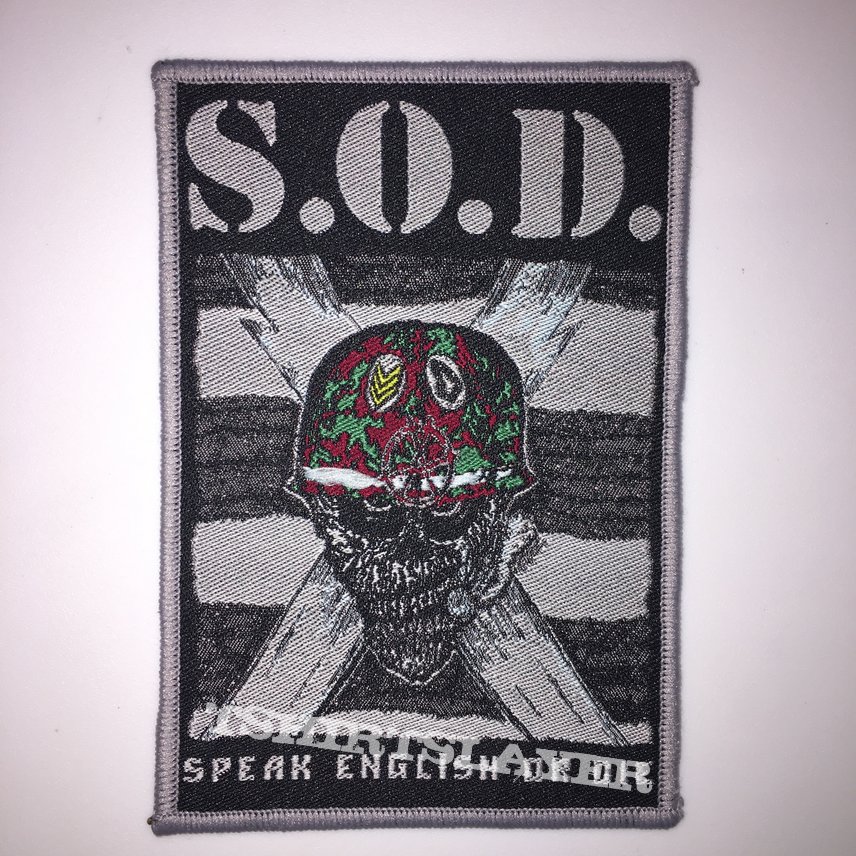 S.O.D. Woven S.O.D patch S.O.D. Woven S.O.D patch