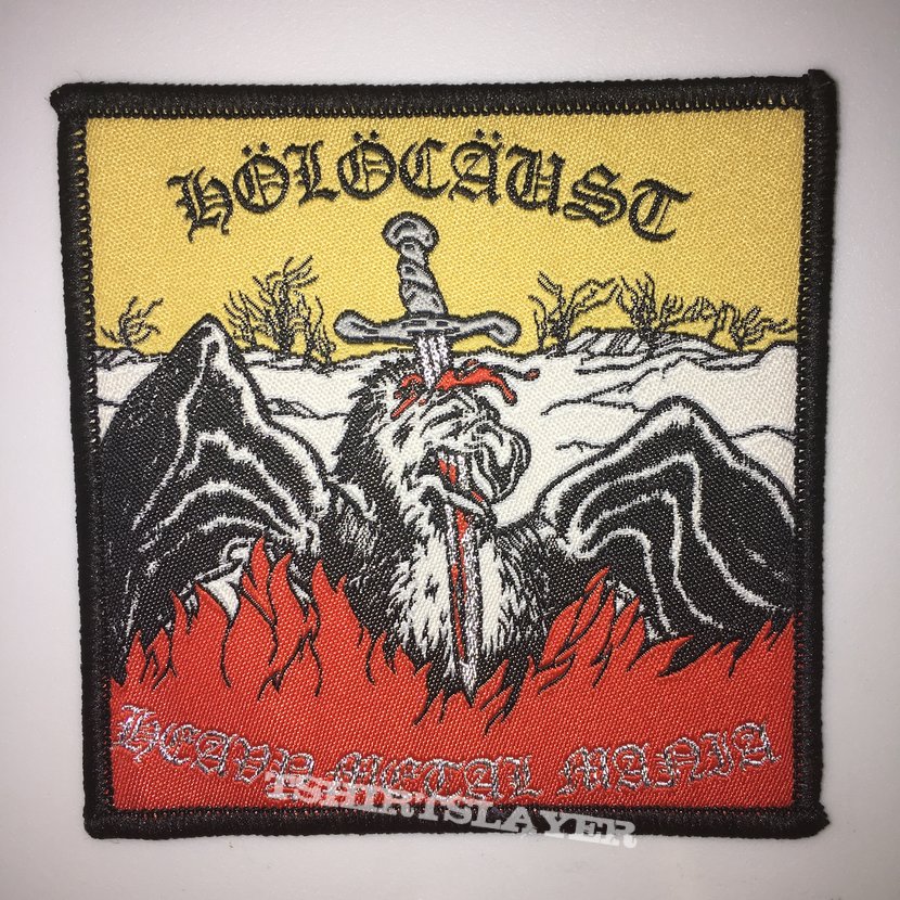 Woven Holocaust “Heavy Metal Mania” patch