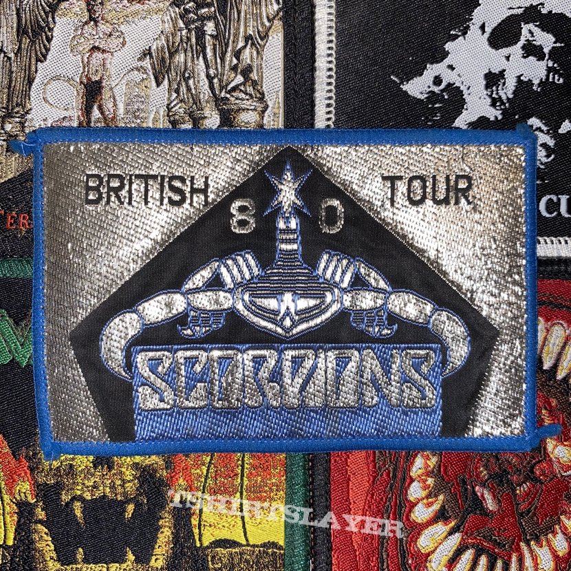 Scorpions VTG 1980 British Tour Woven Patch