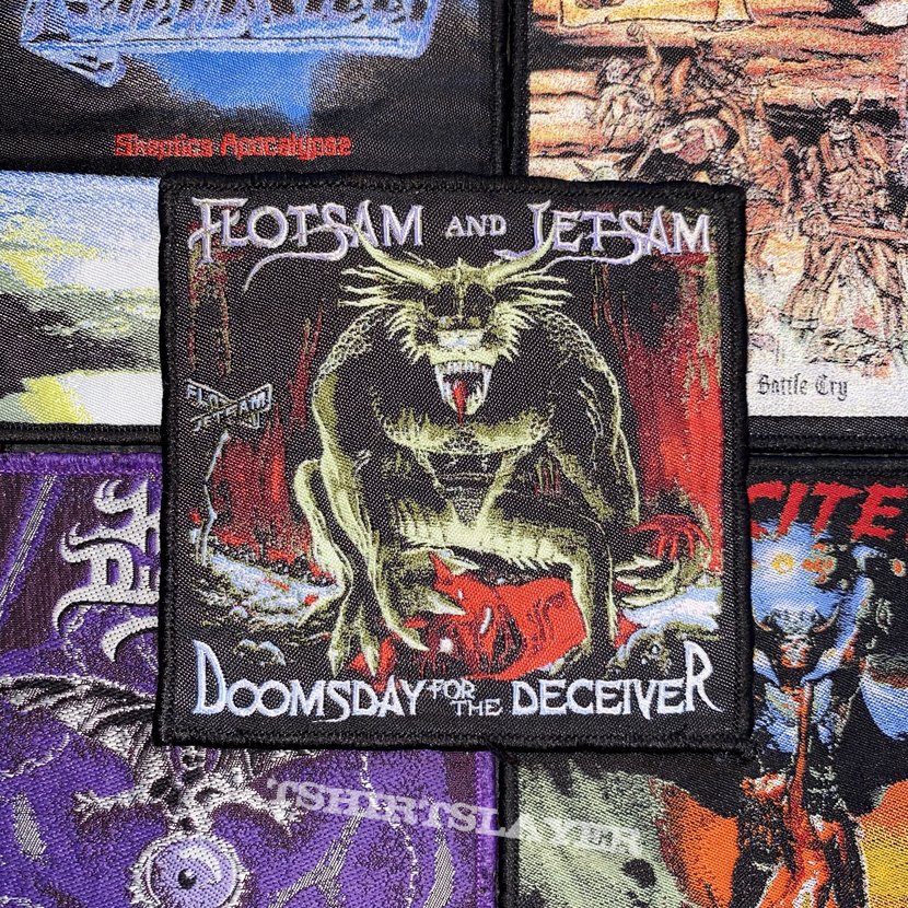 Flotsam And Jetsam - Doomsday For The Deceiver Woven Patch