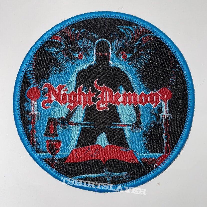 Night Demon - Curse Of The Damned Woven Patch