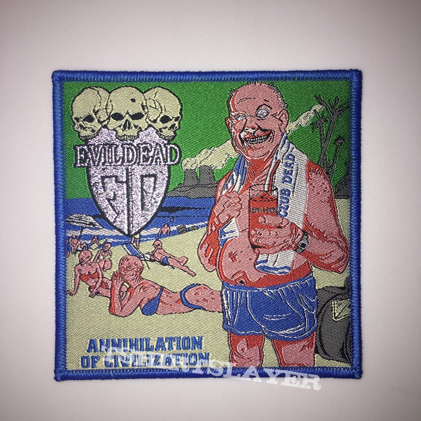 EvilDead- Annihilation Of Civilization Woven Patch