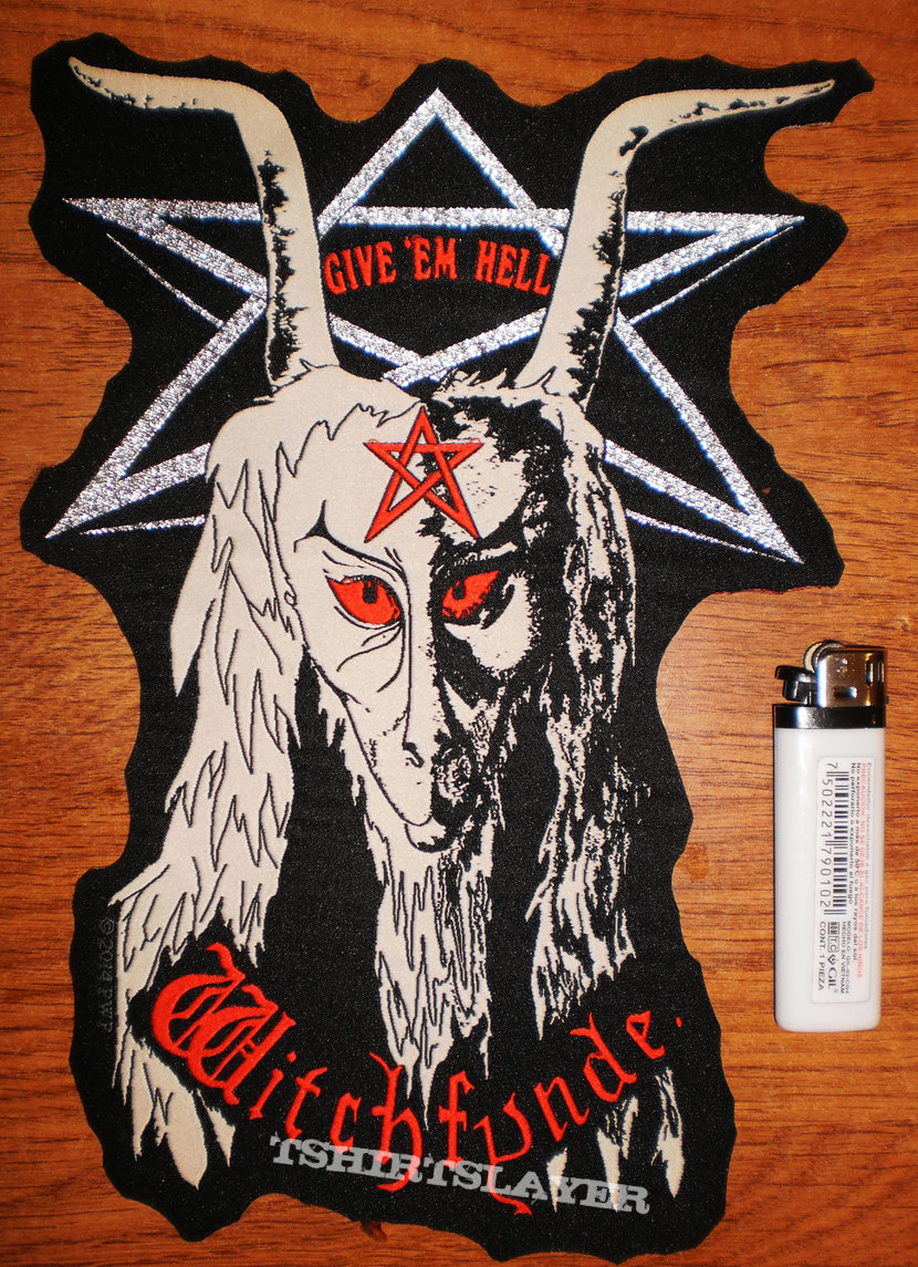 Witchfynde official woven back patch