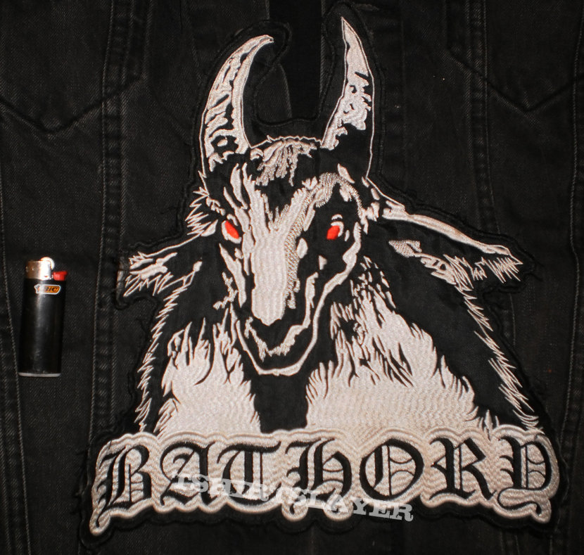 Bathory embroidered back patch