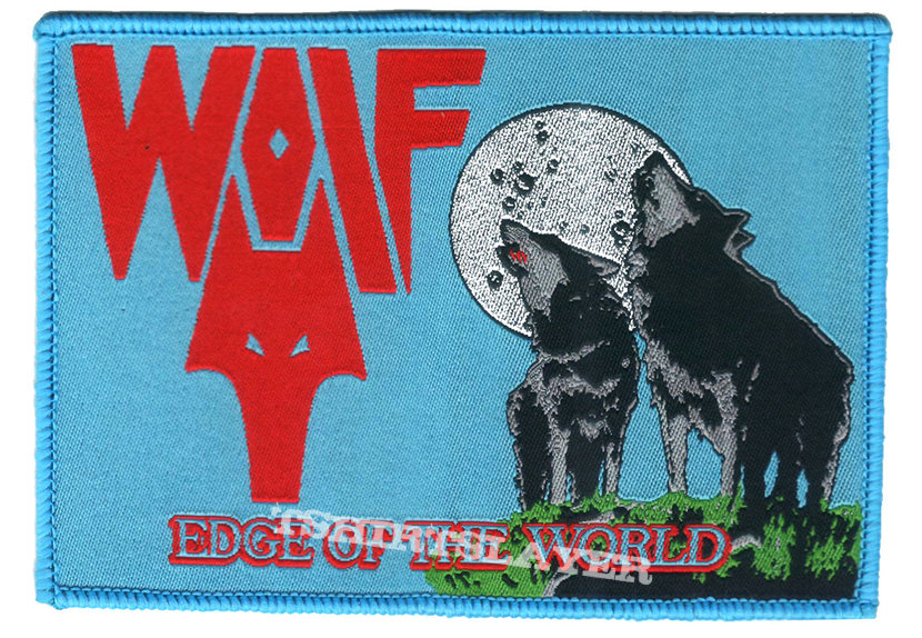Wolf Edge of the World woven patch