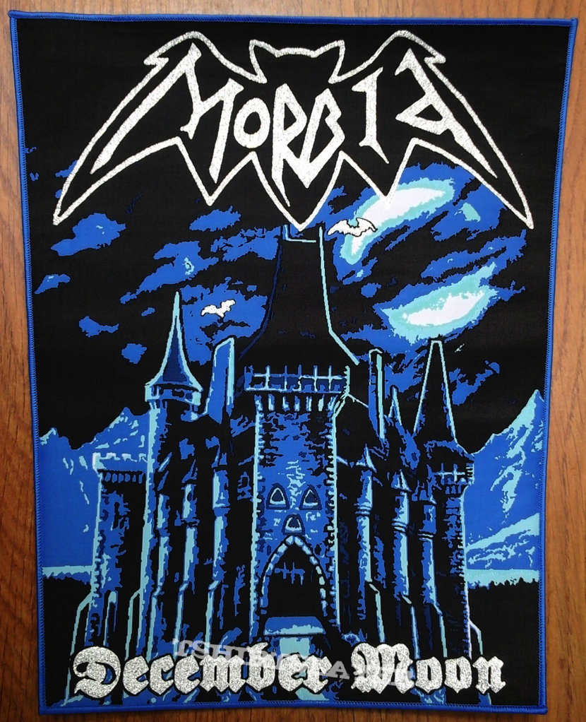 Morbid December Moon woven Backpatch