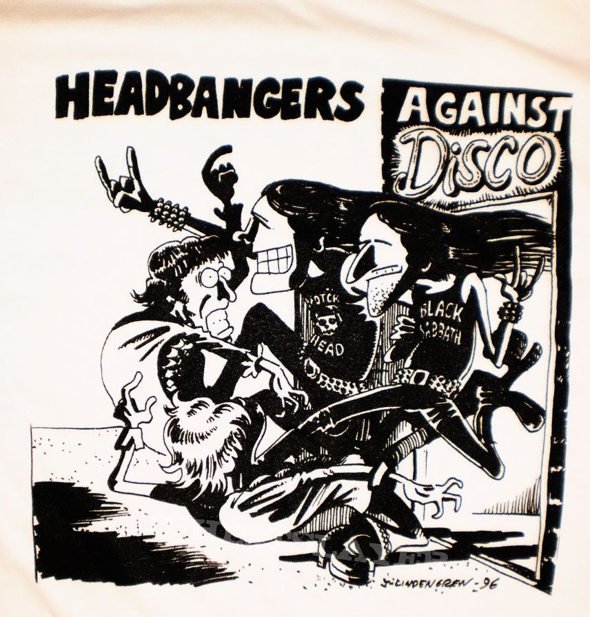 Various Artists Headbangers Against Disco T-Shirt