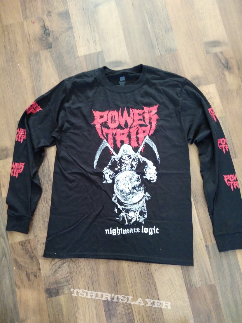 Power Trip Long Sleeve Nightmare Logic Shirt 