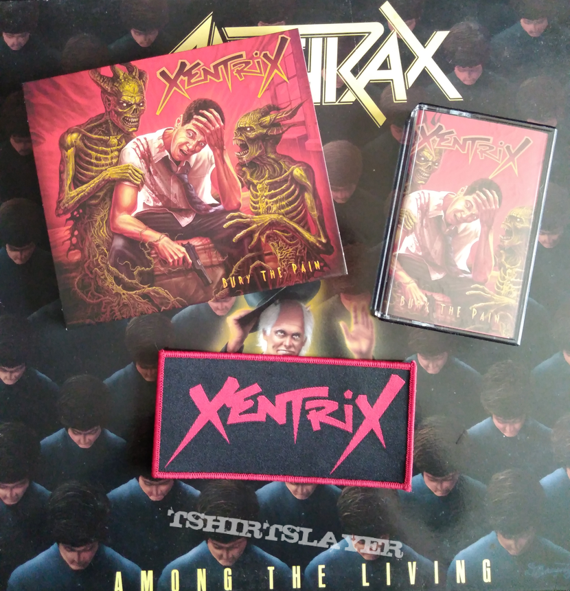 Xentrix Bury The Pain CD+Cassette+Patch