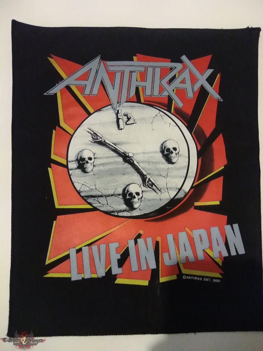 Anthrax Live In Japan BackPatch