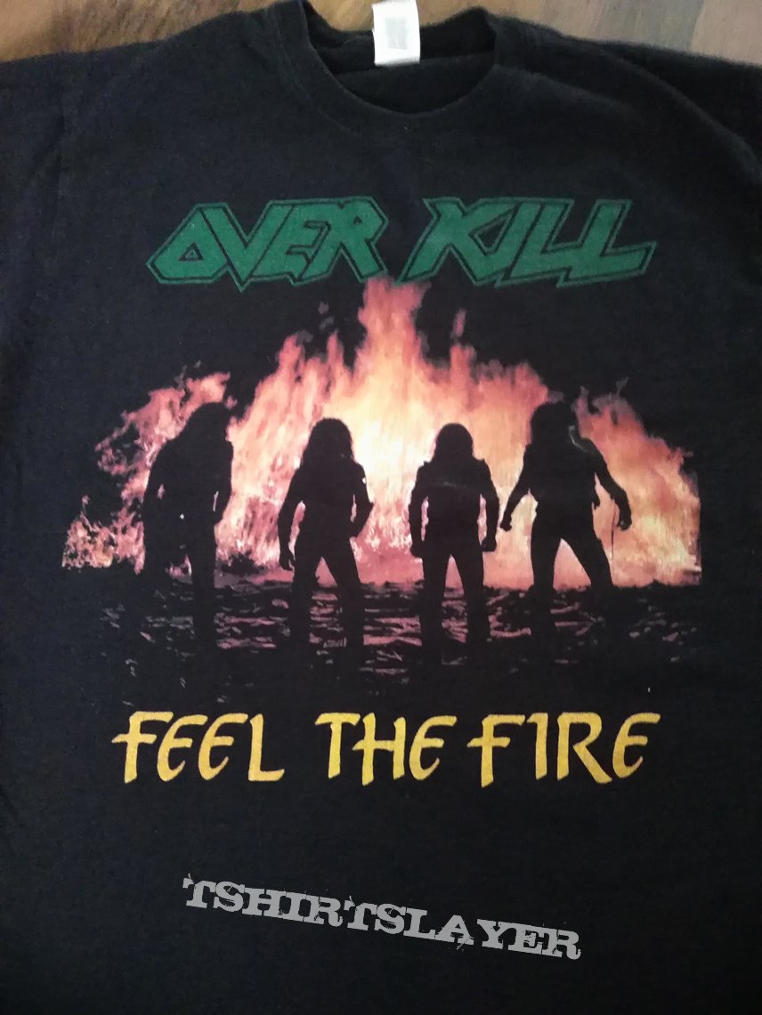 Overkill Feel The Fire Shirt | TShirtSlayer TShirt and BattleJacket Gallery