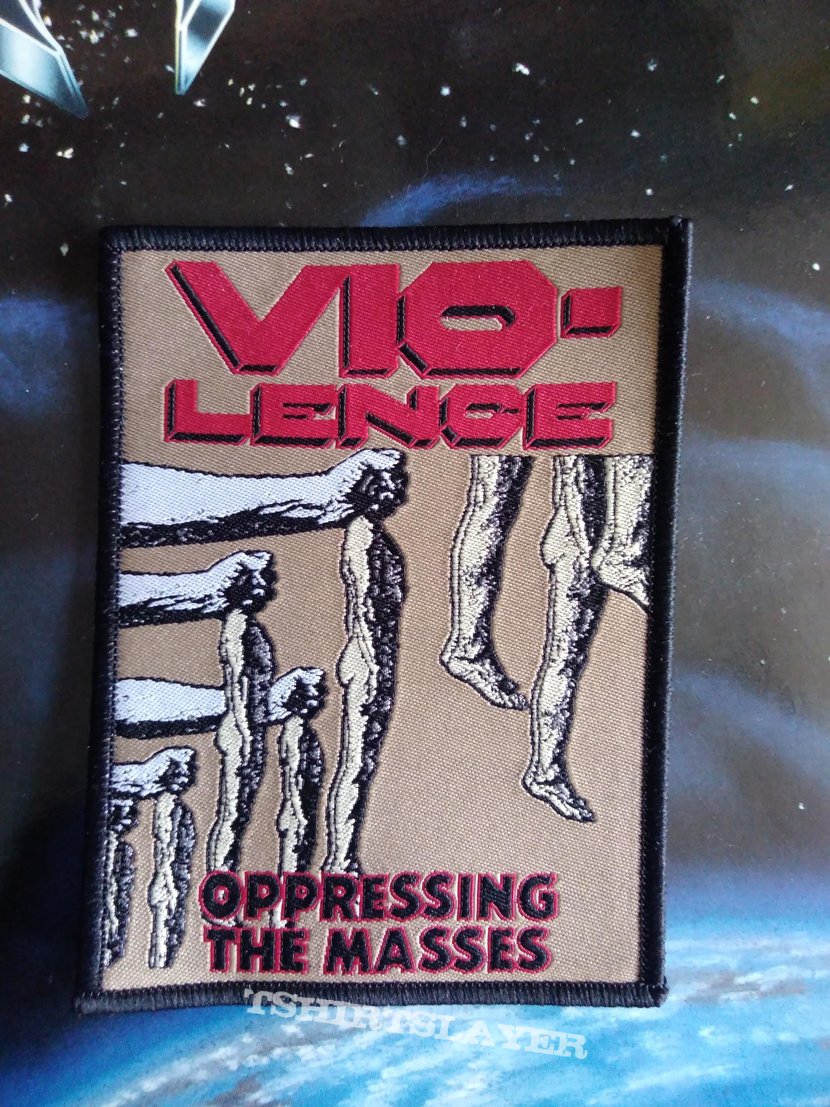 Vio-lence Oppressing The Masses woven patch