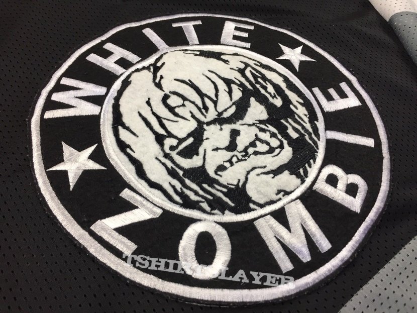 90&#039;s GEM White Zombie Hockey Jersey 