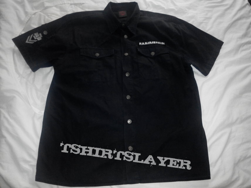 RAMMSTEIN Short sleeved button-down shirt / Official | TShirtSlayer TShirt  and BattleJacket Gallery
