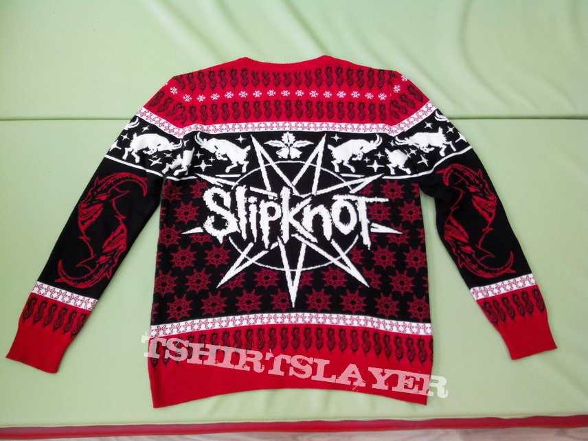 Slipknot - Pentagram Ugly Christmas Adult Sweater | TShirtSlayer TShirt ...