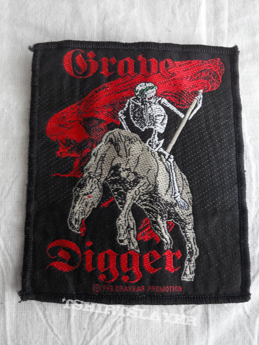 Grave Digger &quot;Death Rides&quot; 1993 Woven patch Official