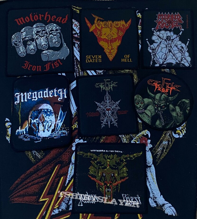 Slayer, Celtic Frost, Megadeth, Slayer patches for you Patch (SPEED ...