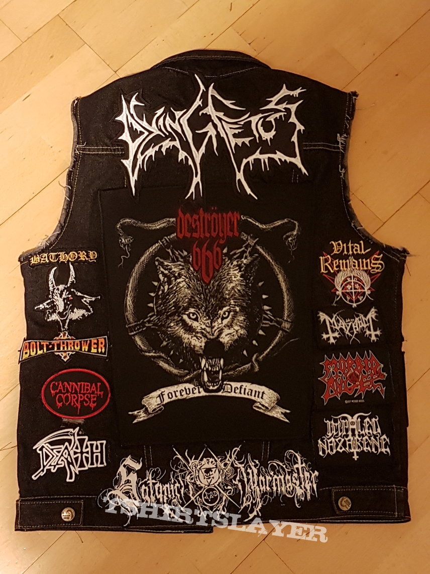 Deströyer 666 Battle vest. | TShirtSlayer TShirt and BattleJacket Gallery
